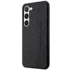 Image de Coque pour Galaxy S23 Design Luxueux à Effet Carbone Noir - Neuf