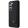 Image de Coque pour Galaxy S23 en Cuir Design Perforé Luxueux Noir - Neuf