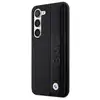 Image de Coque pour Galaxy S23 Plus en Cuir Design Luxueux et Perforé Noir - Neuf