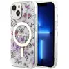 Image de Étui Guess Flower MagSafe transparent pour iPhone 14 - Neuf