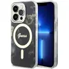 Image de Étui Guess Golden Marble MagSafe pour iPhone 14 Pro Max, noir - Neuf