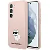 Image de Étui en silicone Karl Lagerfeld Choupette pour Samsung Galaxy S23+, rose - Neuf