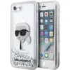 Image de Étui Karl Lagerfeld Glitter Karl Head pour iPhone 7/8/SE, argenté - Neuf