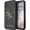 Image de Étui Guess 4G Big Metal Logo pour iPhone X/XS, gris - Neuf