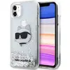 Image de Étui Karl Lagerfeld Glitter Choupette pour iPhone 11/XR, argenté - Neuf
