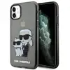 Image de Étui Karl Lagerfeld pour iPhone 11/XR Glitter Karl&Choupette noir - Neuf