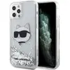 Image de Étui Karl Lagerfeld Glitter Choupette pour iPhone 12/12 Pro, argenté - Neuf