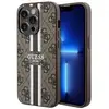 Image de Coque MagSafe pour iPhone 14 Pro Max Imprimée 4G avec Motif Rayé Marron - Neuf