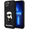 Image de Coque Rigide Noire En Caoutchouc Ikonik 3d Karl Lagerfeld Klhcp14m3drkink Pour Iphone 14 Plus / 15 Plus 6,7 Pouces