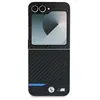 Image de Étui BMW pour Samsung Z Flip6 F741 noir étui rigide Carbon Blue Line - Neuf