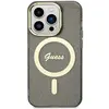 Image de Étui Guess Glitter Gold MagSafe pour iPhone 11, noir - Neuf
