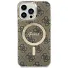 Image de Coque Arrière pour iPhone 14 Pro Max à Motif 4G MagSafe Marron - Neuf