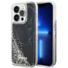 Image de Étui Guess Liquid Glitter Marble MagSafe pour iPhone 14 Pro, noir - Neuf