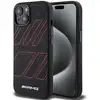 Image de Étui AMG pour iPhone 15 6.1 noir étui rigide Silicone Large Rhombuses Pattern MagSafe - Neuf