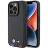 Image de Étui BMW pour iPhone 15 Pro 6.1 noir Leather Stamp Tricolor - Neuf