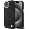 Image de Bmw Bmhmp15ssilbk2 Coque Magsafe En Silicone Liquide Signature Pour Iphone 15/14/13 6,1 Pouces Noir/noir