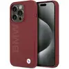 Image de Étui BMW pour iPhone 15 Pro 6.1 rouge étui rigide Silicone Big Logo MagSafe - Neuf