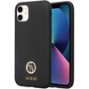 Image de Étui Guess 4G Logo Strass pour iPhone 11/XR, noir - Neuf