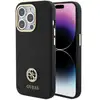 Image de Étui Guess pour iPhone 15 Pro 6.1 noir étui rigide Silicone Logo Strass 4G - Neuf