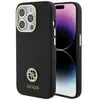 Image de Étui Guess pour iPhone 15 Pro Max 6.7 noir étui rigide Silicone Logo Strass 4G - Neuf