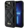 Image de Étui Guess pour iPhone 15 Pro 6.1 noir étui rigide Quilted Metal Logo - Neuf
