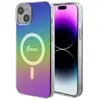 Image de Étui Guess pour iPhone 15 / 14 / 13 6.1 multicolor étui rigide IML Iridescent MagSafe - Neuf