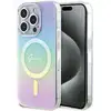 Image de Étui Guess pour iPhone 15 Pro Max 6.7 violet étui rigide IML Iridescent MagSafe - Neuf