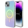 Image de Étui Guess Iridescent IML MagSafe pour iPhone 14/15 Plus, turquoise - Neuf