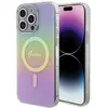 Image de Étui Guess pour iPhone 15 Pro 6.1 rose étui rigide IML Iridescent MagSafe - Neuf