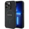 Image de Étui Guess pour iPhone 15 Pro 6.1 noir étui rigide Saffiano MagSafe - Neuf