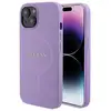 Image de Étui Guess pour iPhone 15 6.1 violet étui rigide Saffiano MagSafe - Neuf