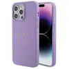Image de Étui Guess pour iPhone 15 Pro 6.1 violet étui rigide Saffiano MagSafe - Neuf