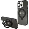 Image de Étui Guess pour iPhone 15 Pro Max 6.7 noir étui rigide Ring Stand Script Glitter MagSafe - Neuf