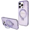 Image de Étui Guess pour iPhone 13 Pro 6.1 fioletowy/purple étui rigide Ring Stand Script Glitter MagSafe - Neuf