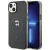 Image de Étui Karl Lagerfeld pour iPhone 15 Plus 6.7 noir étui rigide IML Ikonik MagSafe - Neuf