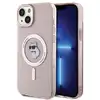 Image de Étui Karl Lagerfeld pour iPhone 15 Plus 6.7 rose étui rigide IML Choupette MagSafe - Neuf