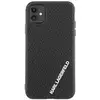 Image de Coque pour iPhone 11 en Gomme Multi Logo 3D Ultra Résistant Noir - Neuf