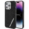 Image de Étui Karl Lagerfeld pour iPhone 15 Pro 6.1 noir étui rigide 3D Rubber Multi Logo - Neuf