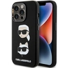 Image de Karl Lagerfeld Klhcp15xsdhkcnk Iphone 15 Pro Max 6.7 Noir/noir Silicone Tête Karl&choupette