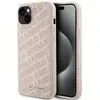 Image de Étui Karl Lagerfeld Quilted K Pattern pour iPhone 15 Plus, rose - Neuf