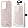 Image de Coque Rigide Rose À Motif K Matelassé Karl Lagerfeld Klhcp15xpqkpmp Pour Iphone 15 Pro Max 6,7 Pouces