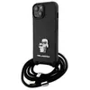 Image de Étui Karl Lagerfeld Crossbody Saffiano Metal Pin pour iPhone 14 Plus/15 Plus - Neuf