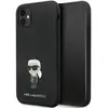 Image de Étui Karl Lagerfeld Ikonik Metal Pin pour iPhone 11/XR, noir - Neuf