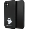 Image de Coque Rigide Noire En Silicone Noir Avec Goupille Métallique Karl Lagerfeld Klhcn61smhcnpk Pour Iphone 11 / Xr 6.1