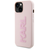 Image de Coque pour Apple iPhone 15 Plus 3D Rubber Karl Glitter Rose - Neuf