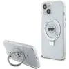 Image de Étui Karl Lagerfeld Ring Stand Karl Head pour iPhone 15 6,1 pouces, blanc - Neuf