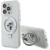 Image de Coque Rigide Blanche Karl Lagerfeld Klhmp13lhmrskch Pour Iphone 13 Pro / 13 6.1 Avec Support Anneau Et Coque Magsafe Karl&choupette
