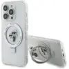 Image de Coque Rigide Blanche Karl Lagerfeld Klhmp13xhmrskch Pour Iphone 13 Pro Max 6,7 Pouces Avec Support Anneau Et Système Magsafe De Karl & Choupette.