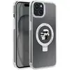 Image de Coque Magsafe pour Apple iPhone 15 Plus TPU Ring Stand Karl et Choupette Transparent - Neuf
