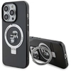 Image de Coque Rigide Noire Karl Lagerfeld Klhmp13lhmrskck Pour Iphone 13 Pro 6.1 Avec Support Anneau Et Coque Magsafe Karl&choupette.